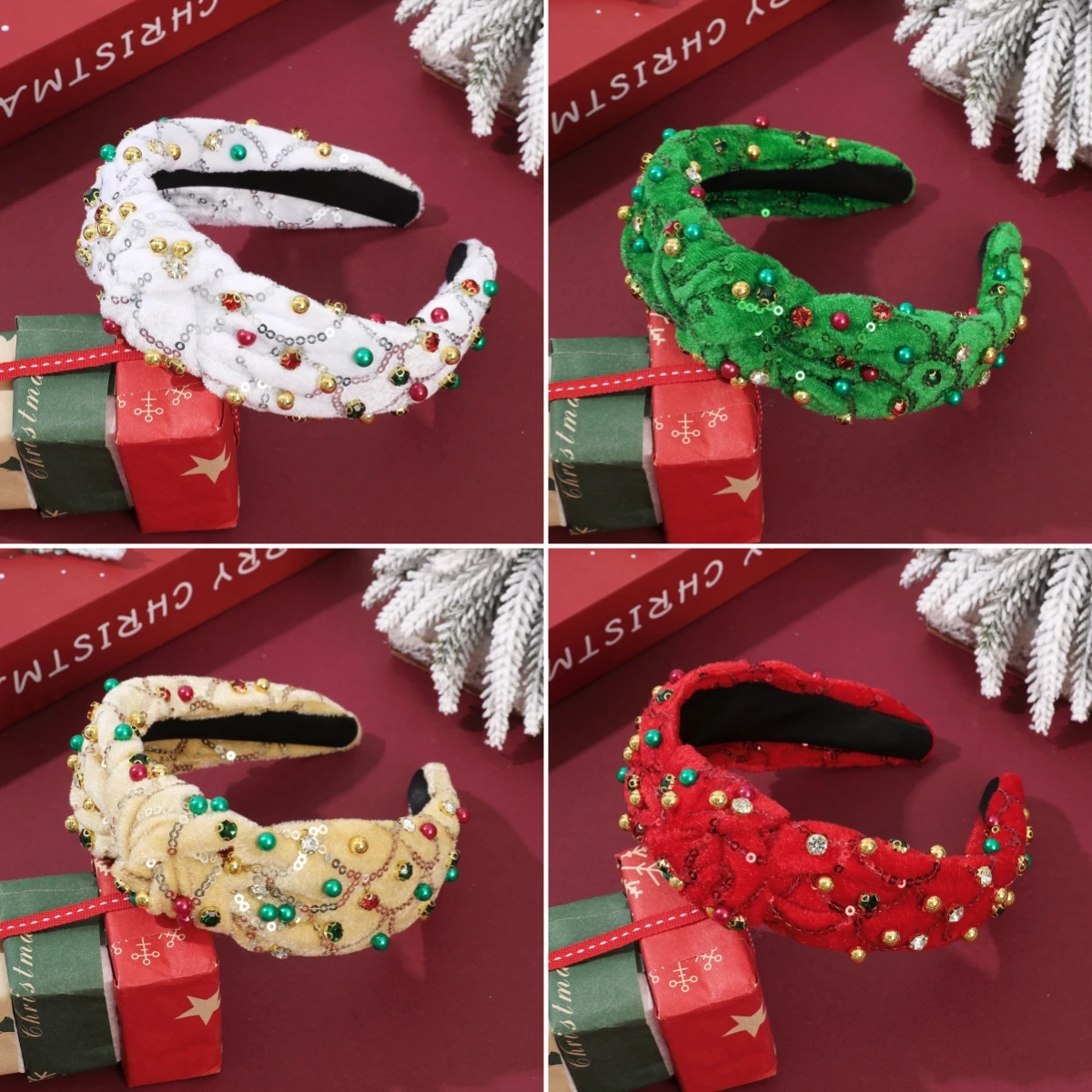 1pc Fashion Knot Pearl Hairband For Women Girls Shopping Travel Headpiece Accessories Party Hair Hoop Korean Ladies Headband