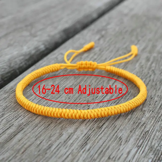 Bracelet bouddhiste tibétain porte-bonheur tressé à la main réglable noeud King Kong fil rouge bracelets porte-bonheur pour femmes hommes Couple amoureux