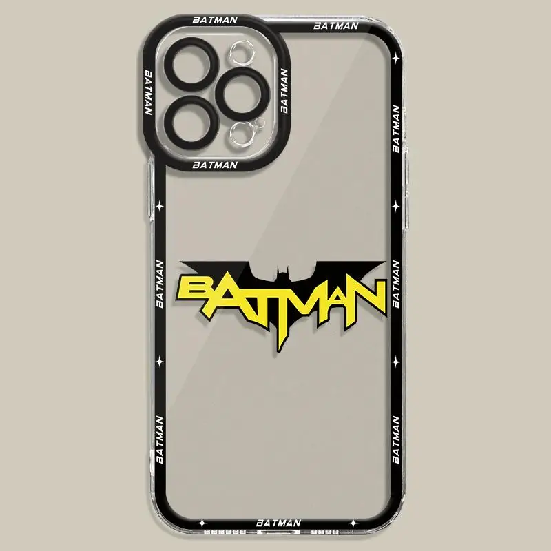 Matte Shockproof Armor Phone Case with Batman Logo Design