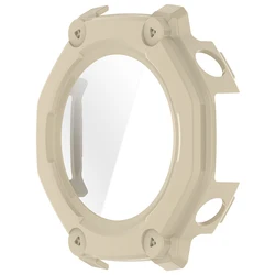 Enhanced Protective Case with Tempered Glass Screen Protector - T - Rex 3 Pro 48mm (Beige)