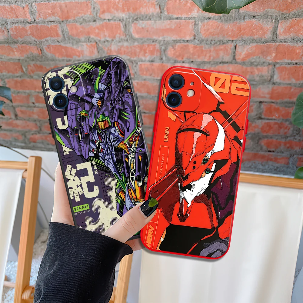 Neon Genesis Evangelion EVA Phone Case For iPhone 11 12 13 Pro MAX 6 6S 7 8 Plus XS 12 13 Mini X XR SE 2020 5 Japan Anime Cover cover for iphone 13