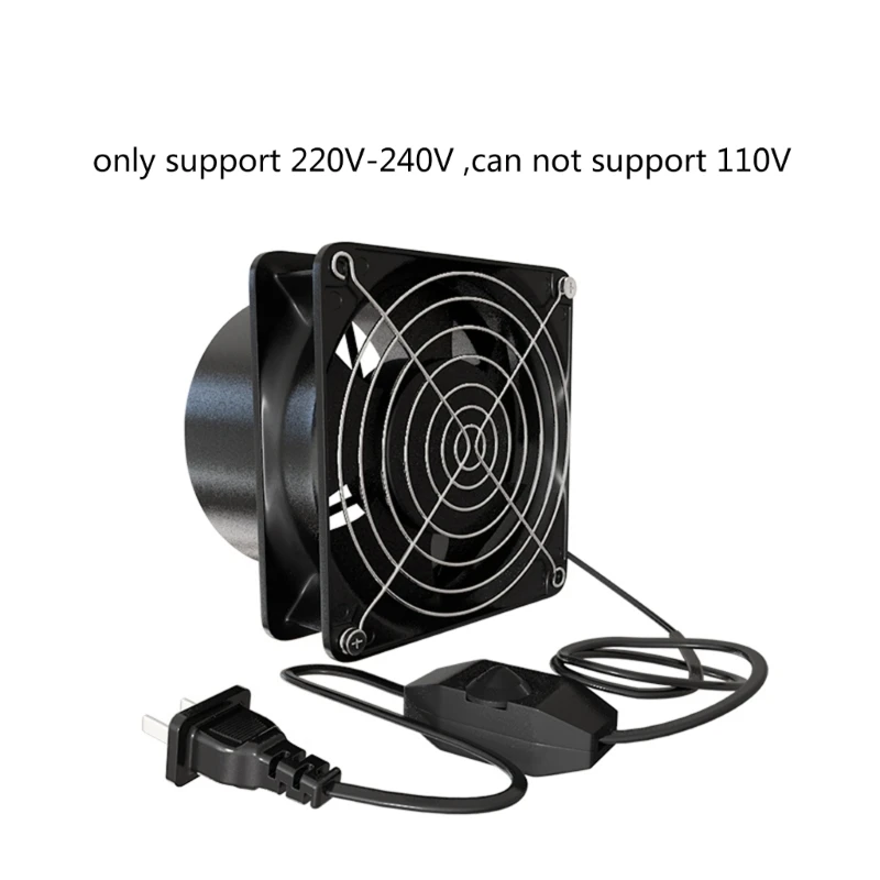 Description Picture 4 of itemExhaust Fan Duct Air Ventilation Blower Window Extractor Toilet Kitchen Industrial Fan Adjustable Speed with Duct Hose E7CB