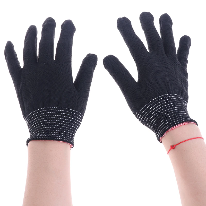 

1Pair Black Antistatic Nylon Gloves Anti Static ESD Electronic Working Gloves Labor Protection Nylon Gloves