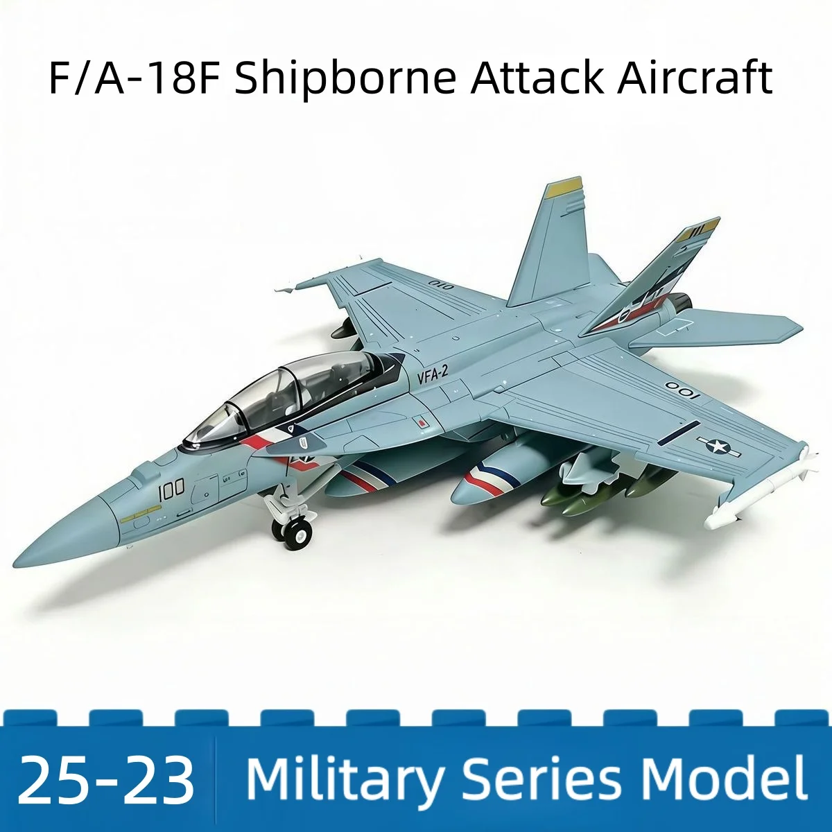 1/72 Kreative Militär-Serie Bausteine F/A-18 Hornet Angriffsjet Mehrzweck-Kampfflugzeug Spielzeug für Weihnachtsgeschenke