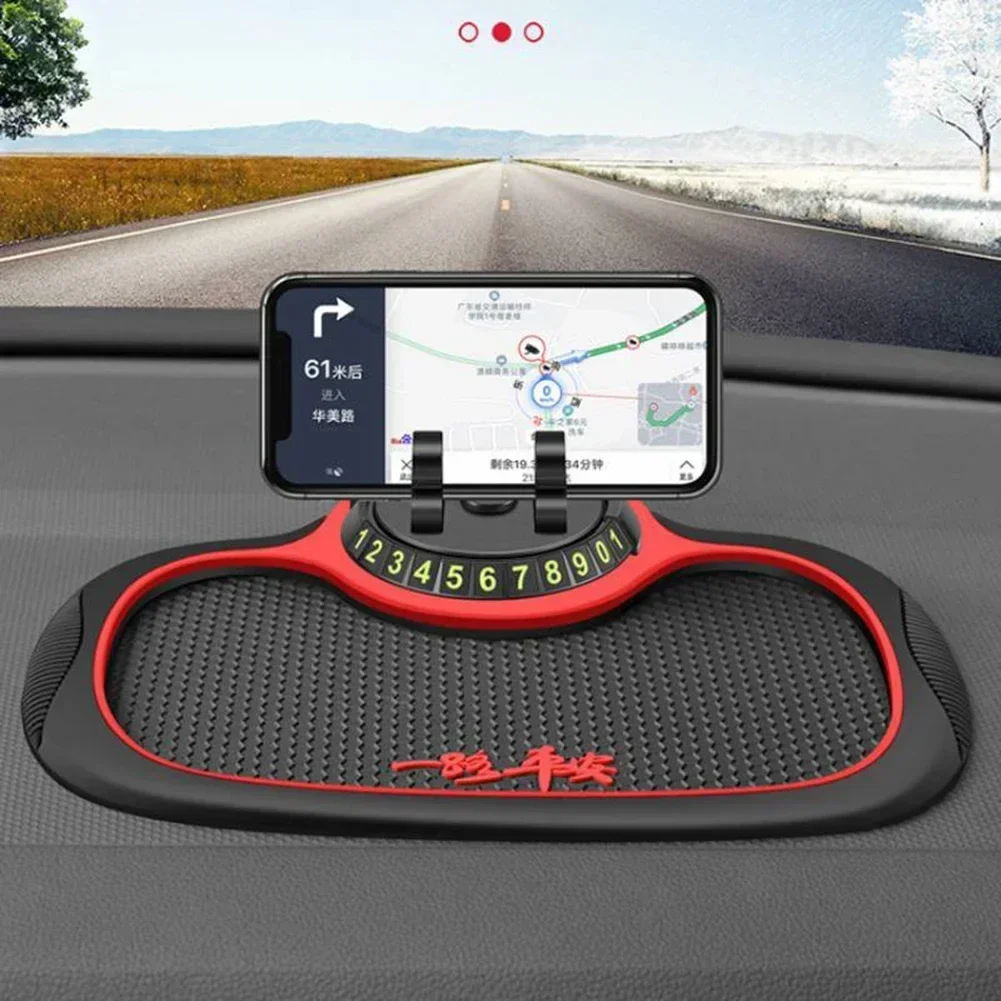 Multi-Functional Car Anti-Slip Mat Auto Phone Holder Mount Dashboard Sticky Car Non Mat Anti Silicone Slip Slide Pad Dash P F3L4