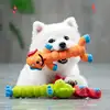 Pet Play Chew Toys Animal Shape Latex Squeaky Sound Dog Toys Cleaning Teeth Toy Pets Supplies Puppy Medium Large Dog Accessories 5