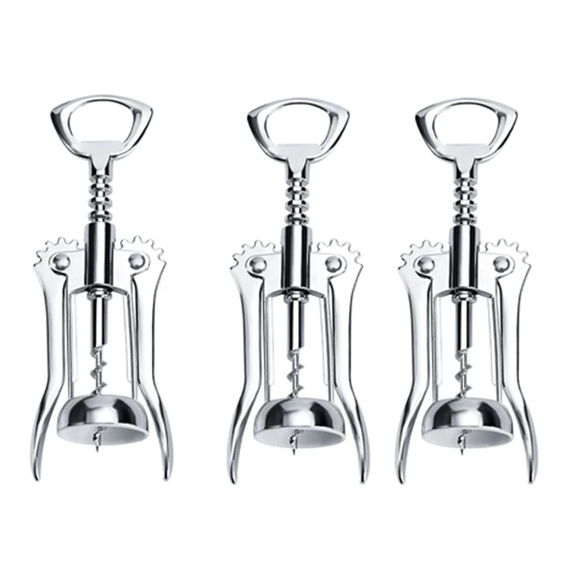 Apribottiglie Per Vino Rosso Portatile In Acciaio Inossidabile Tipo Ala Sommelier In Metallo Cavatappi Per Vino Apribottiglie Cavatappi