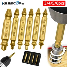 

3/4/5/6Pcs Damaged Screw Extractor Drill Bit for screwdriver Double Side Drill Out Broken Screw Bolt Remover Extractor Tools Set