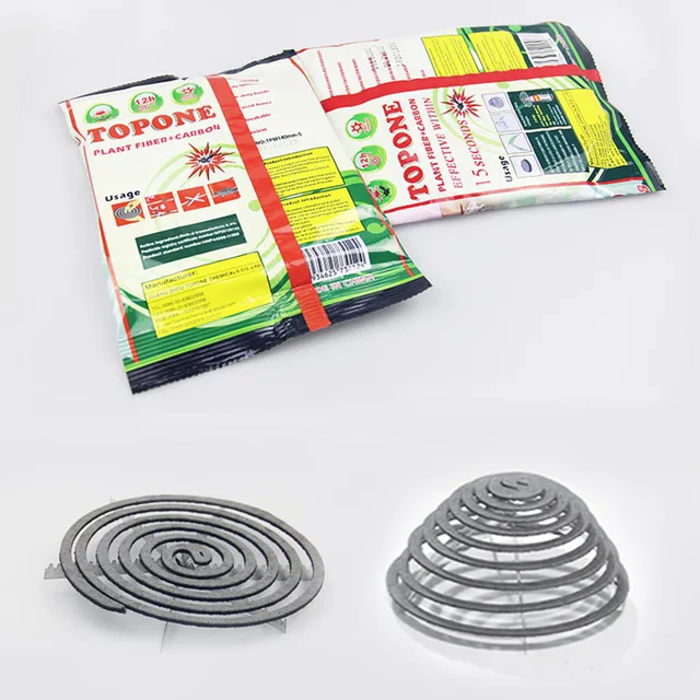 10Db/Táska Taszító Szúnyogtekercs Füstölő Égő Tartozékok Rovarriasztók Természetes Növényszál Szúnyoggyilkos - Image 5