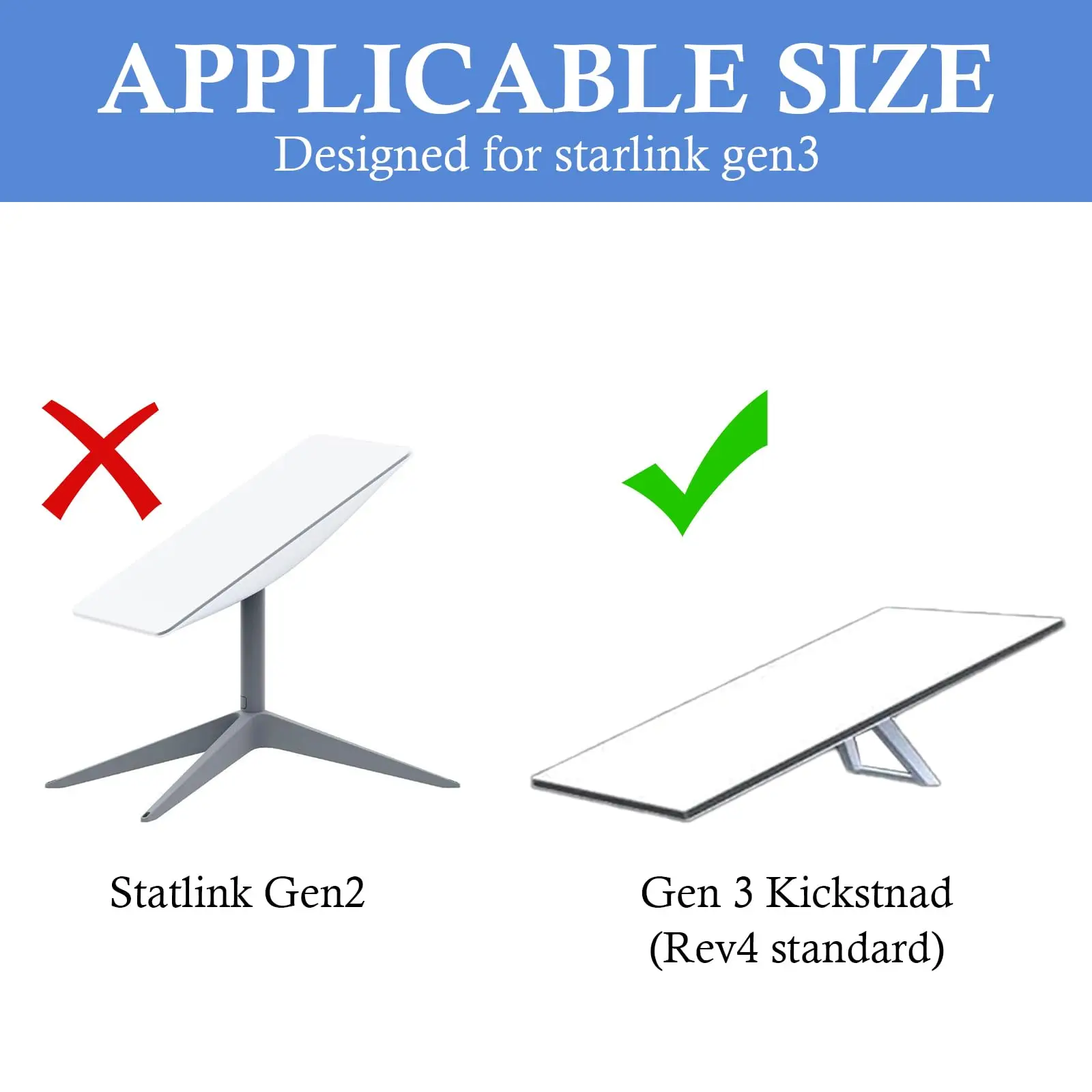 Pipe Adapter Pipe Adapter For Starlink Gen 3 Roof Pole Mount Stand Round Mounting Kit Accessories For Starlink Gen3 V3 Standard Dish