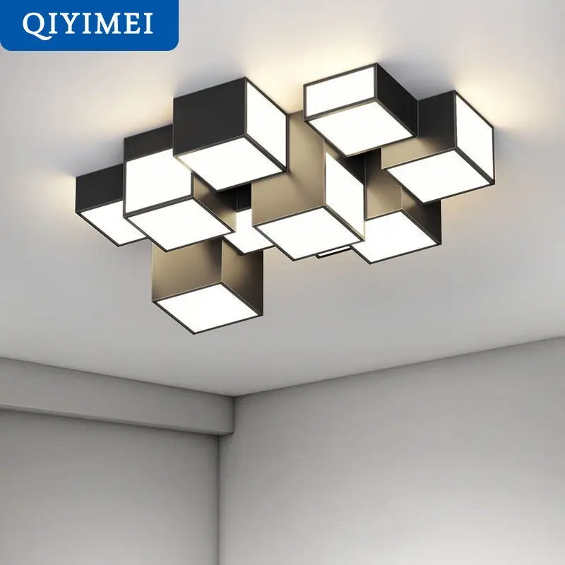LED Chandeliers Minimalist Combination Living Room Lamp Indoor Lighting Light Fixture Kitchen Lustre Lamp Ceiling Chandelier
