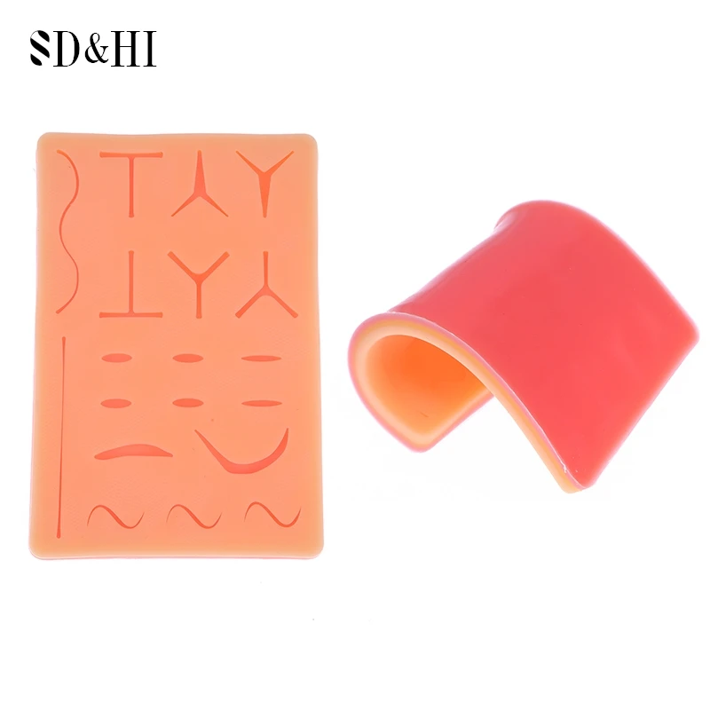 

Травматическая кожа, модель швов с раной, силиконовая Магнитная подушечка, многоразовая хирургическая модель швов с завязками, силиконовая обучающая модель