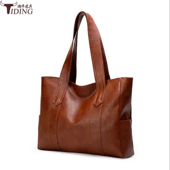 Female bag leather texture 】 【 2022 new joker bag bag, single shoulder tote bags contracted large bags 1