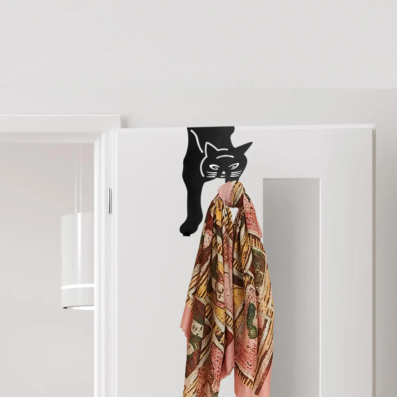 

Над планкой подвесная одежда подвесной крючок для пальто дверь задний крючок для одежды для прихожей дома гостиная одежда пальто