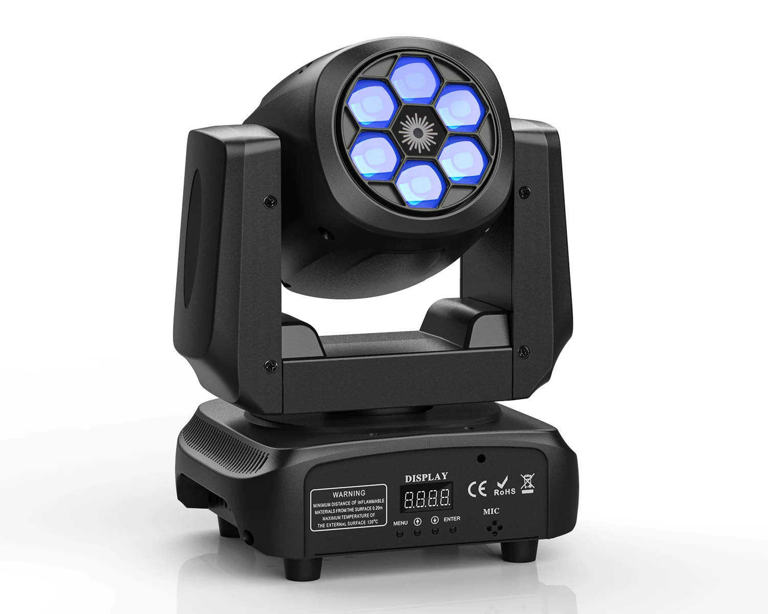 

120W Stage Light Laser Rotating Light Beam Effect RGBW Light 4 in1 LED Bee Eye Club Moving Head Light DJ Disco Event