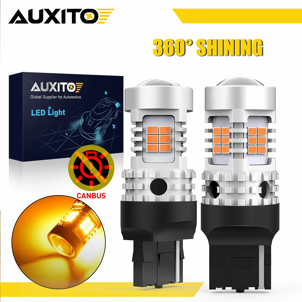 MCK Auto - Remplacement pour Set d'ampoules blanches PW24W LED CanBus très clair et sans erreur