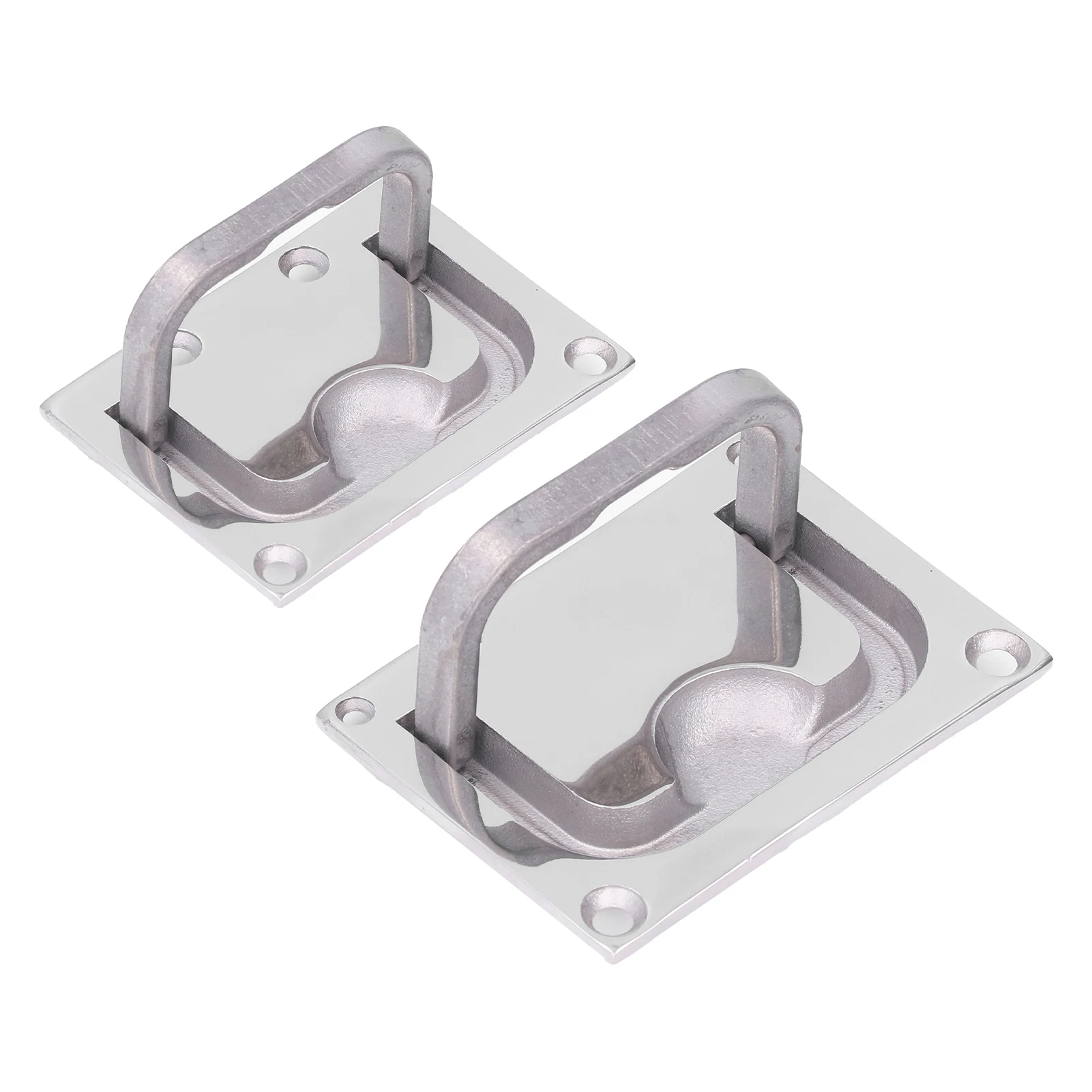 Boat Flush Lifting Handle Boat Hatch Pull Flush Deck Cover Handle Marine 316 Stainless Steel Mirror Hatch Pull