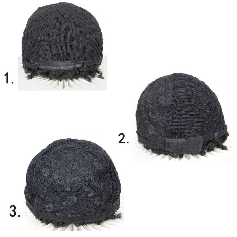 H&STSR  Synthetic Short  Curly Afro Wig  Faux Locs Hair Wigs Short Dreadlock Wig for Black Women And Men Afro Kinky Twist Wig