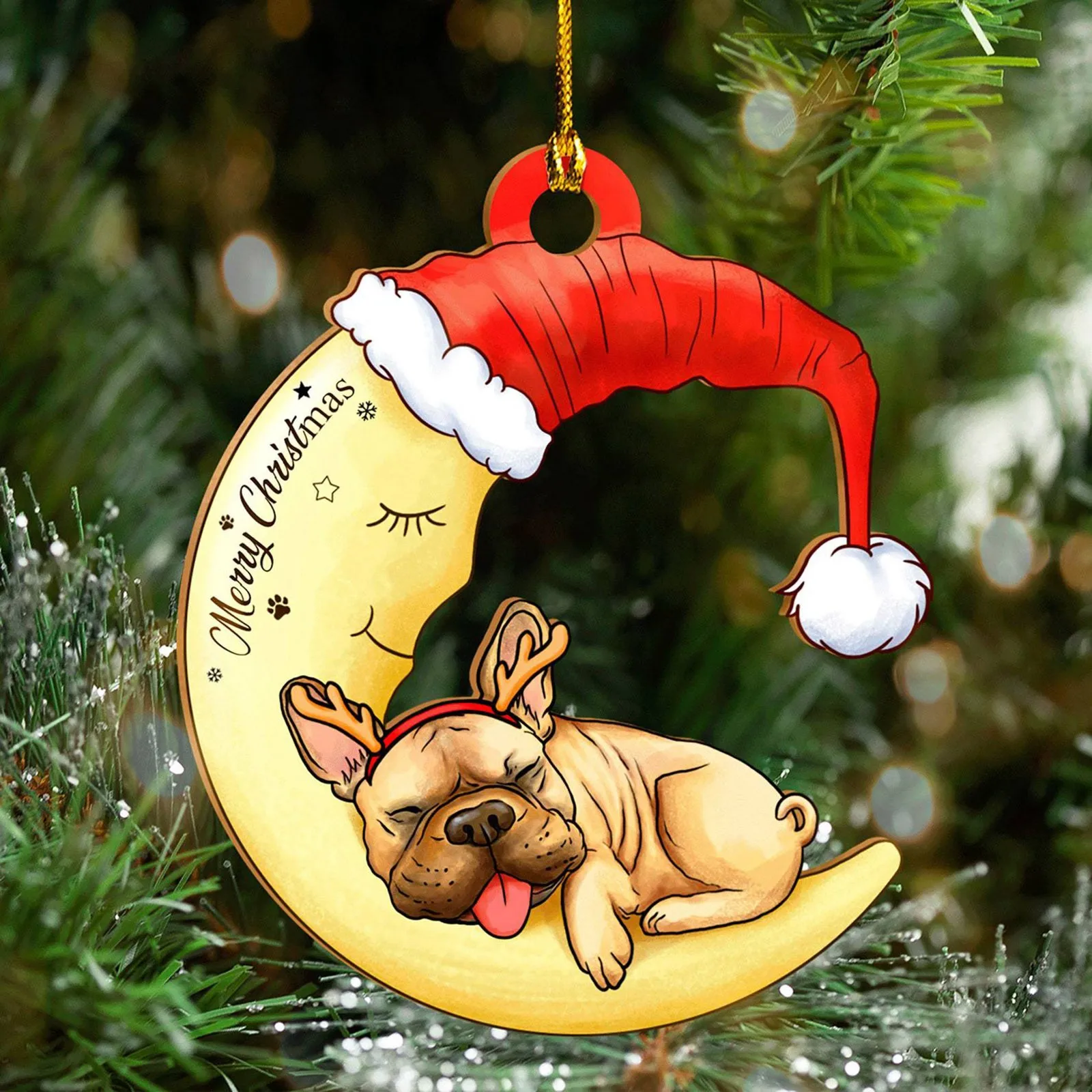 Weihnachten Hund Anhänger Ornament Weihnachten Hund Figur Ornament