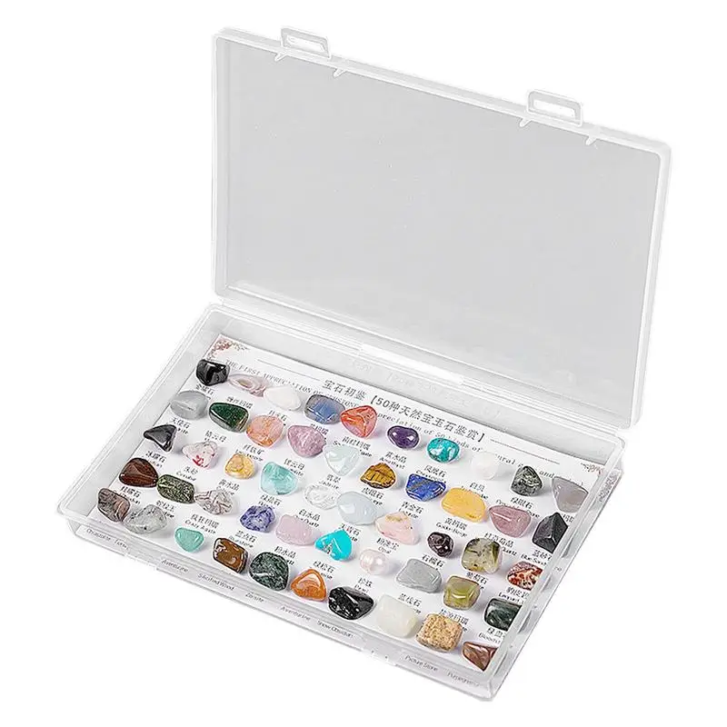 Rock Collection Box Natural Gemstone Crystal Sets Mineral Science Kit  Geology Rock Specimen For Young Geologists Kids Gifts - AliExpress