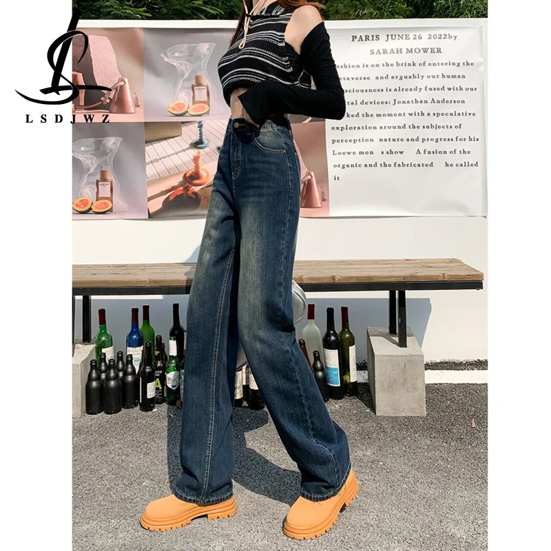 

Denim Streetwear Baggy Jeans Woman High Waist Women's Jeans 2023 Trend Korean Fashion Y2k Female Clothing Vintage Clothes Pants