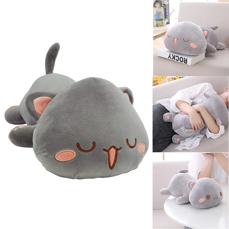 

Милая плюшевая игрушка в виде котенка, мягкая плюшевая подушка в виде кошки из аниме для детей