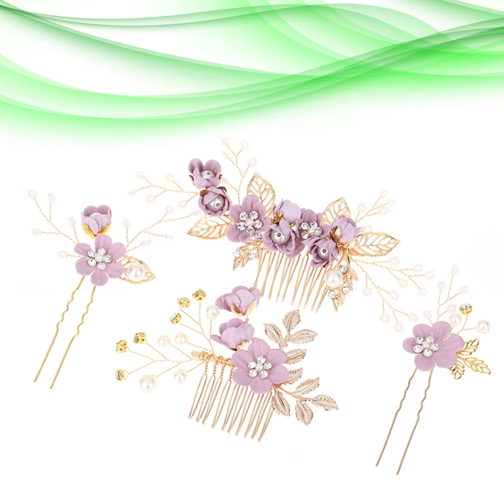 Hair Comb for Bridal Headpiece Wedding Hair Comb Floral Girl Hair Accessories Wedding Dress Accessories Bridal Jewelry