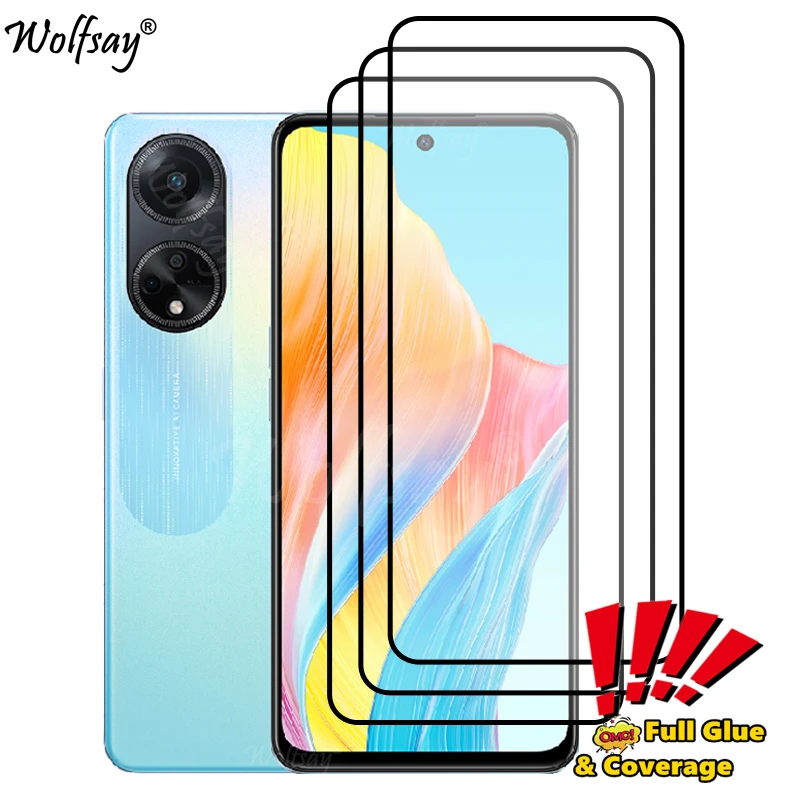 Full Cover Whole Glue Screen Protector Per Oppo A98 5G Vetro Temperato Per Oppo A98 A 98 5G Vetro Per Oppo A98 5G Vetro 6.72 Pollici