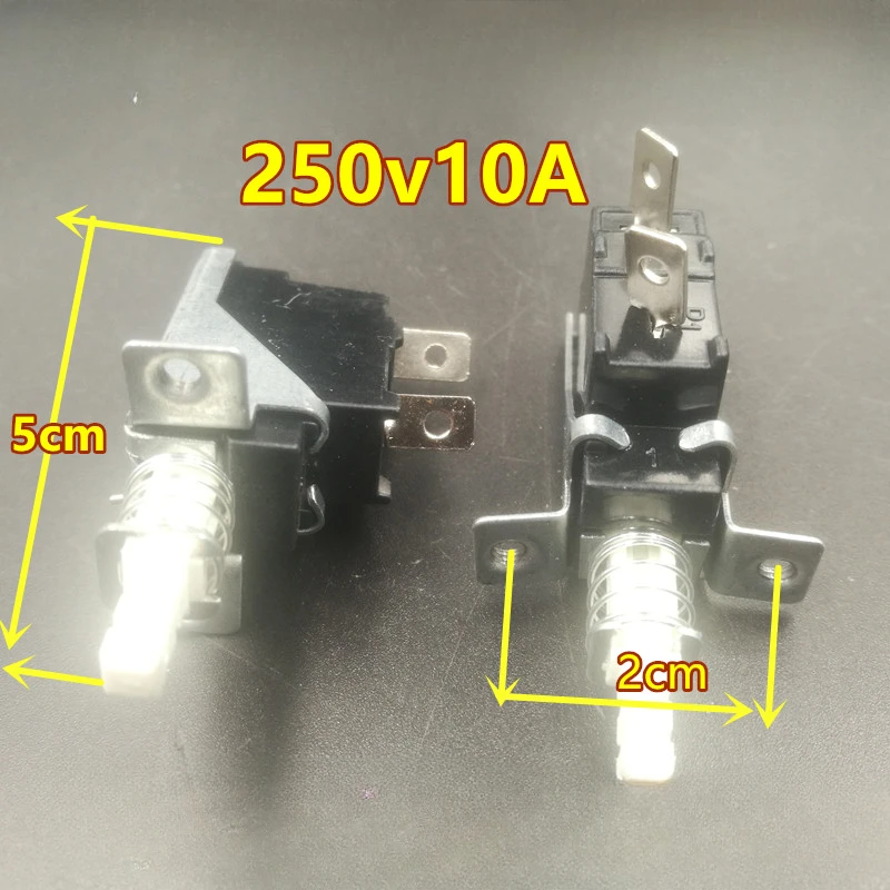 2Pcs for Pioneer Midea Gree heater oil heating power switch accessories universal 250V 10A
