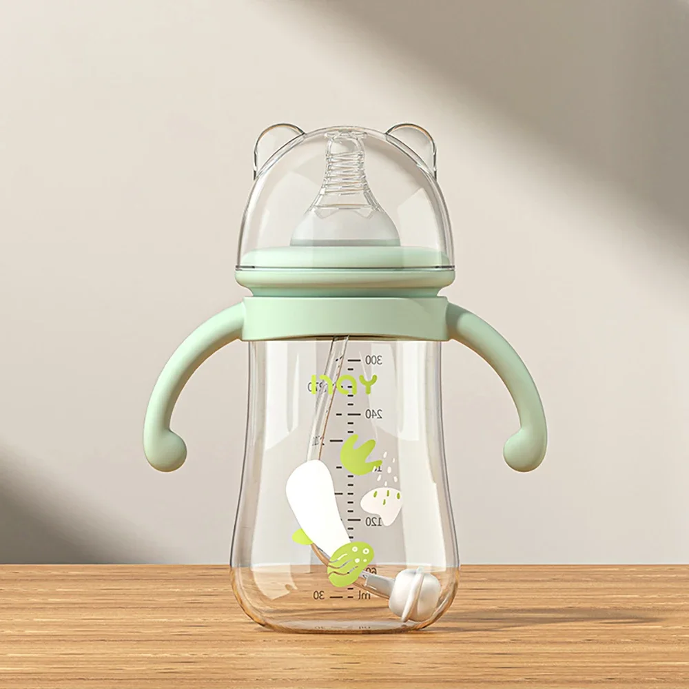 300ML Baby Bottle Anti-flatulence Baby Bottle Silicone Pacifier BPA-free