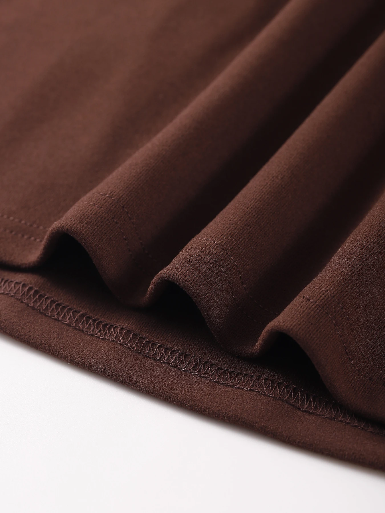 New Autumn Retro Long Sleeve Mens Casual Solid Color Top Mock Neck Slim Versatile Work T-shirt Unisex Breathable Outdoor Tee