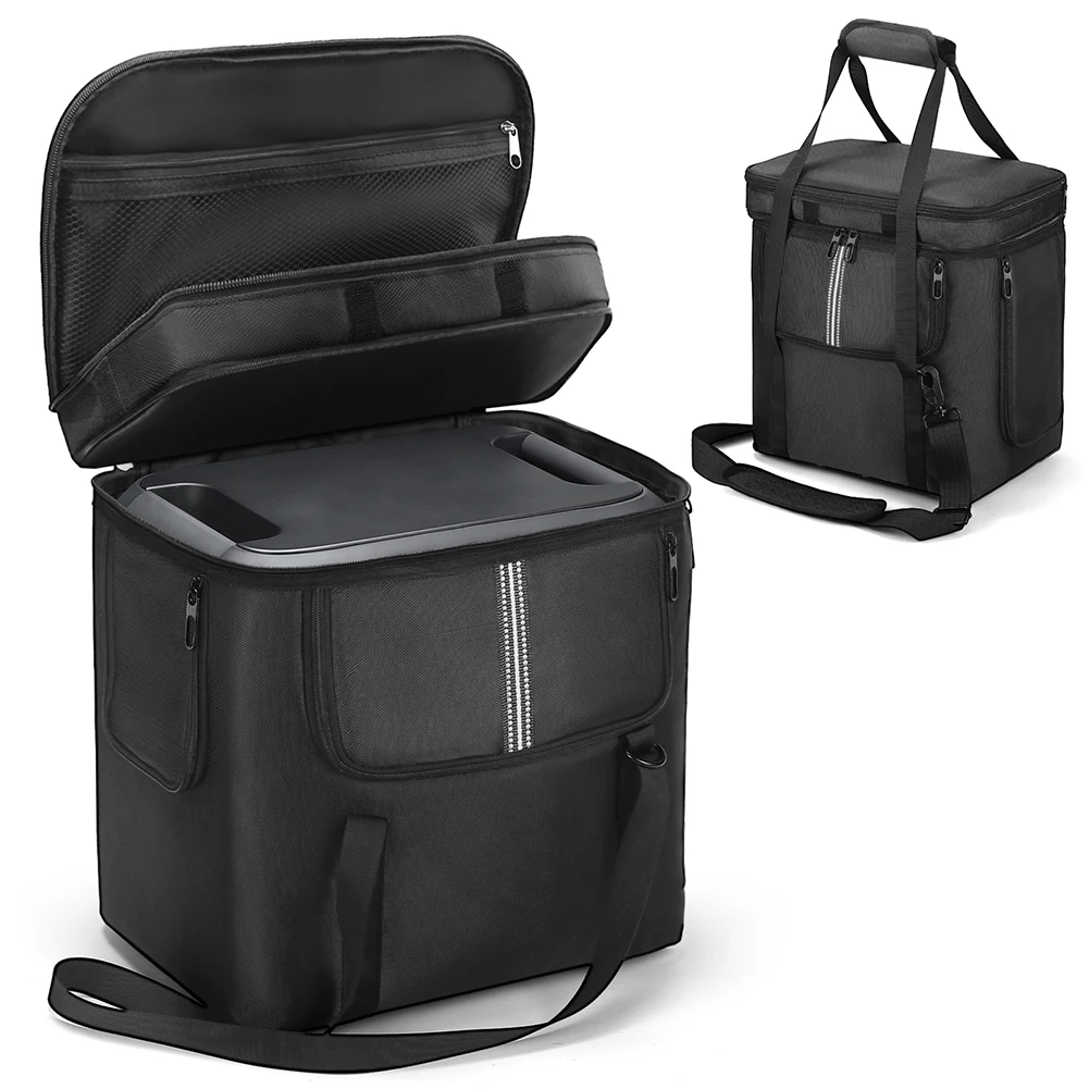 Carrying Case for BLUETTI Portable Power Station AC180 Storage Case Travel Storage Bag Anti-drop with Shoulder Strap & Handle
