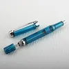 Yongsheng 013 Vacuum Filling Fountain Pen Acrylic Transparent Ink Pen Clear Section EF/F/ Nib Office Business Gift Pen 5