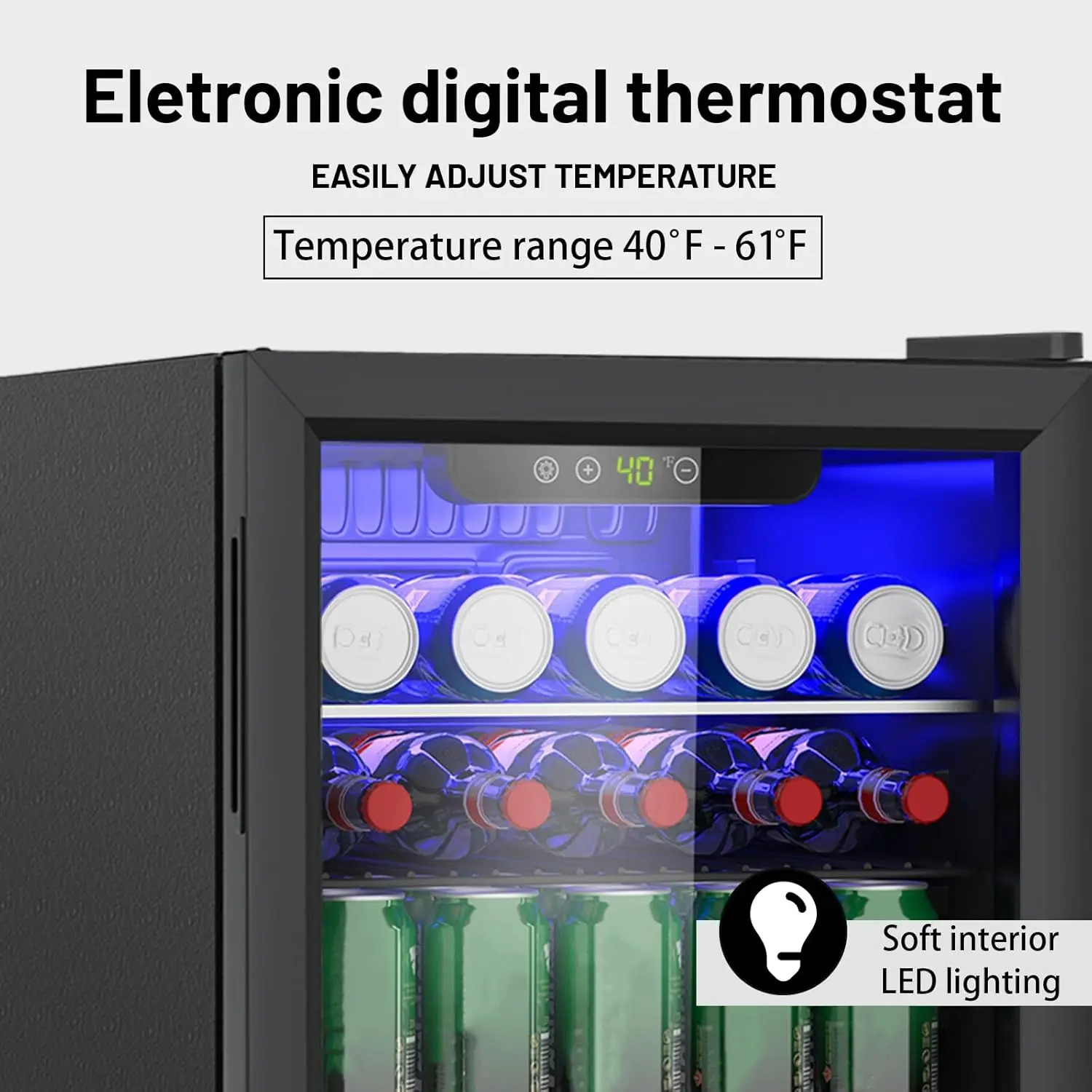 Compact Beverage Mini Fridge 4