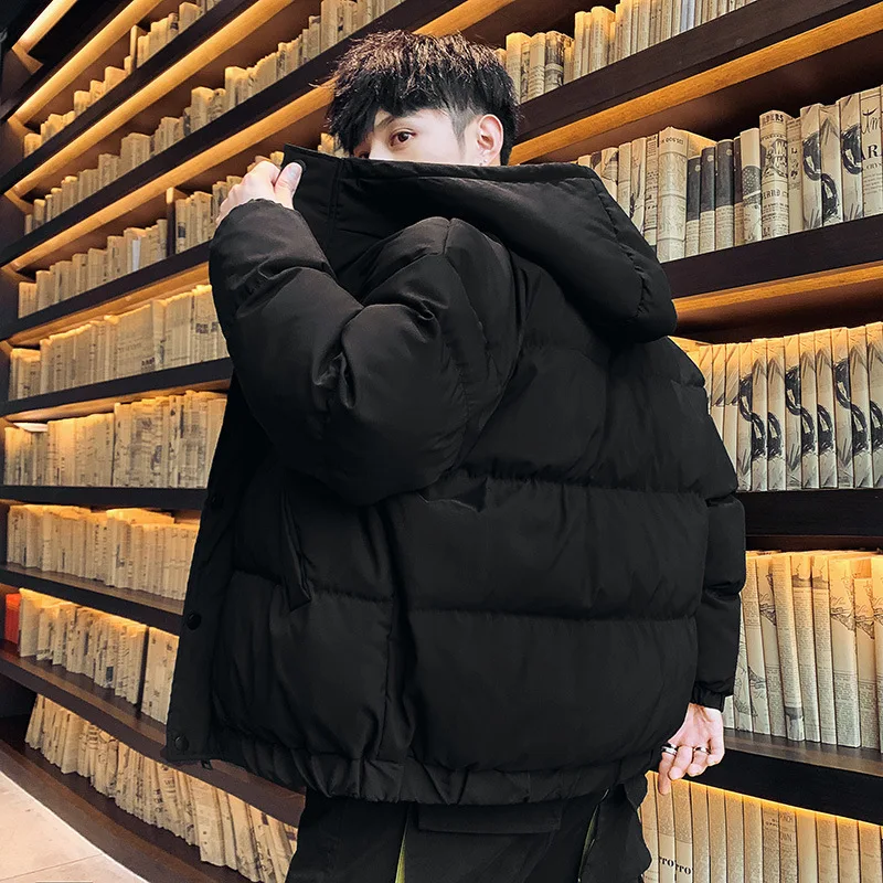 Winter New Mens Warm Jacket Coat Casual Thicken Hooded Parka Turn Down Collar Men Woman Jackets Warm Coat Fashion Streetwear 3XL