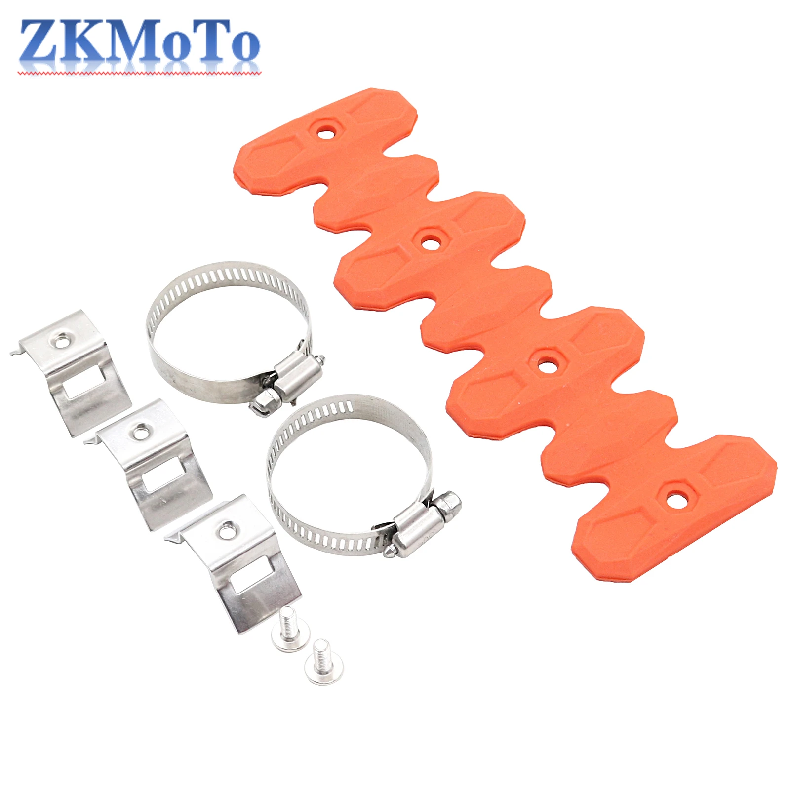 DECARETA - Protège-échappement Universel Moto - Anti-chaleur, Anti-rayures - Pour KTM, Honda, Yamaha...