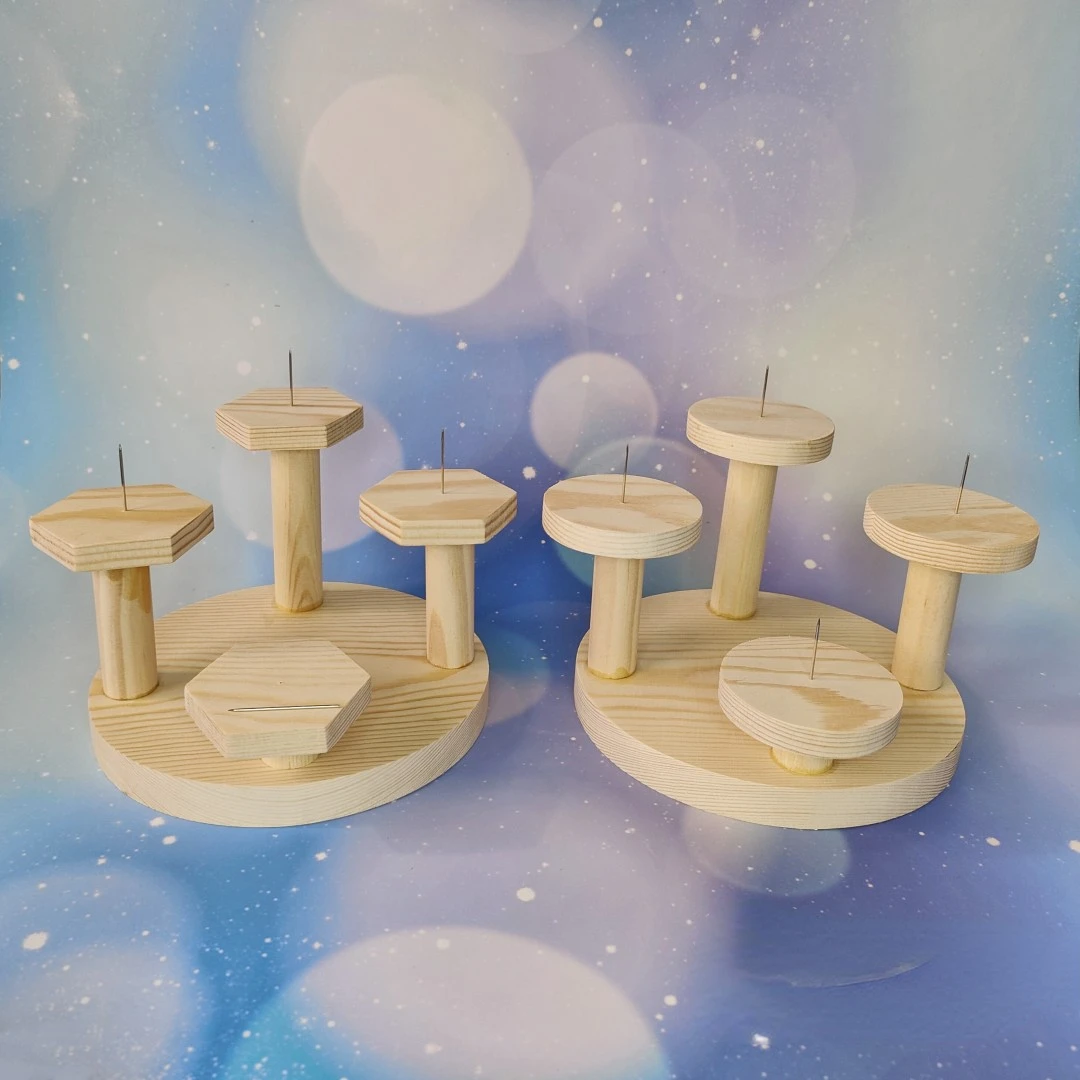 Crochet Doll Display Rack with Needles Crochet Amigurumi Stand