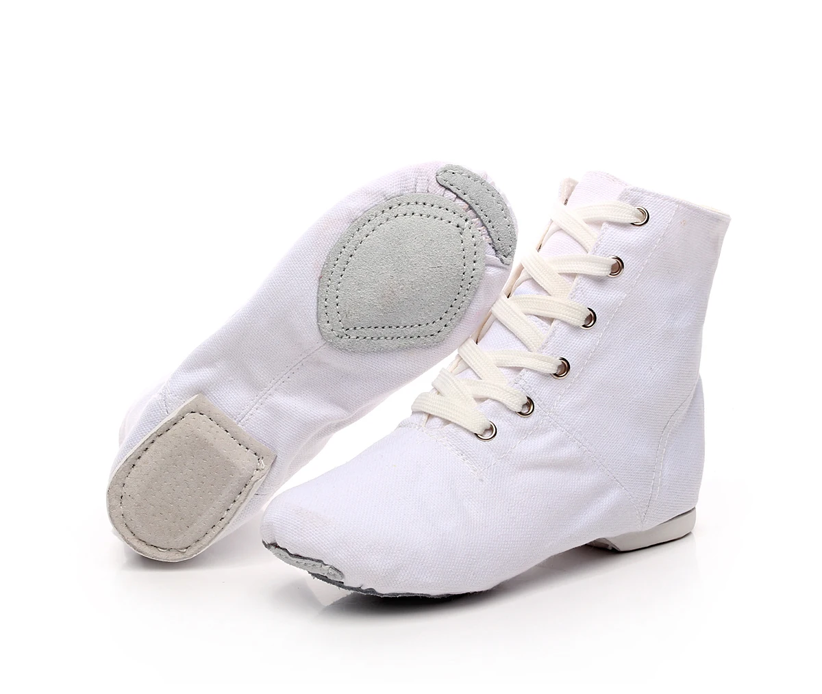 Woman Split Heel Sole Canva High Top Black White Red Blue Shoe athletic Men Women Boys Girls Canvas Jazz Dance Shoes 6