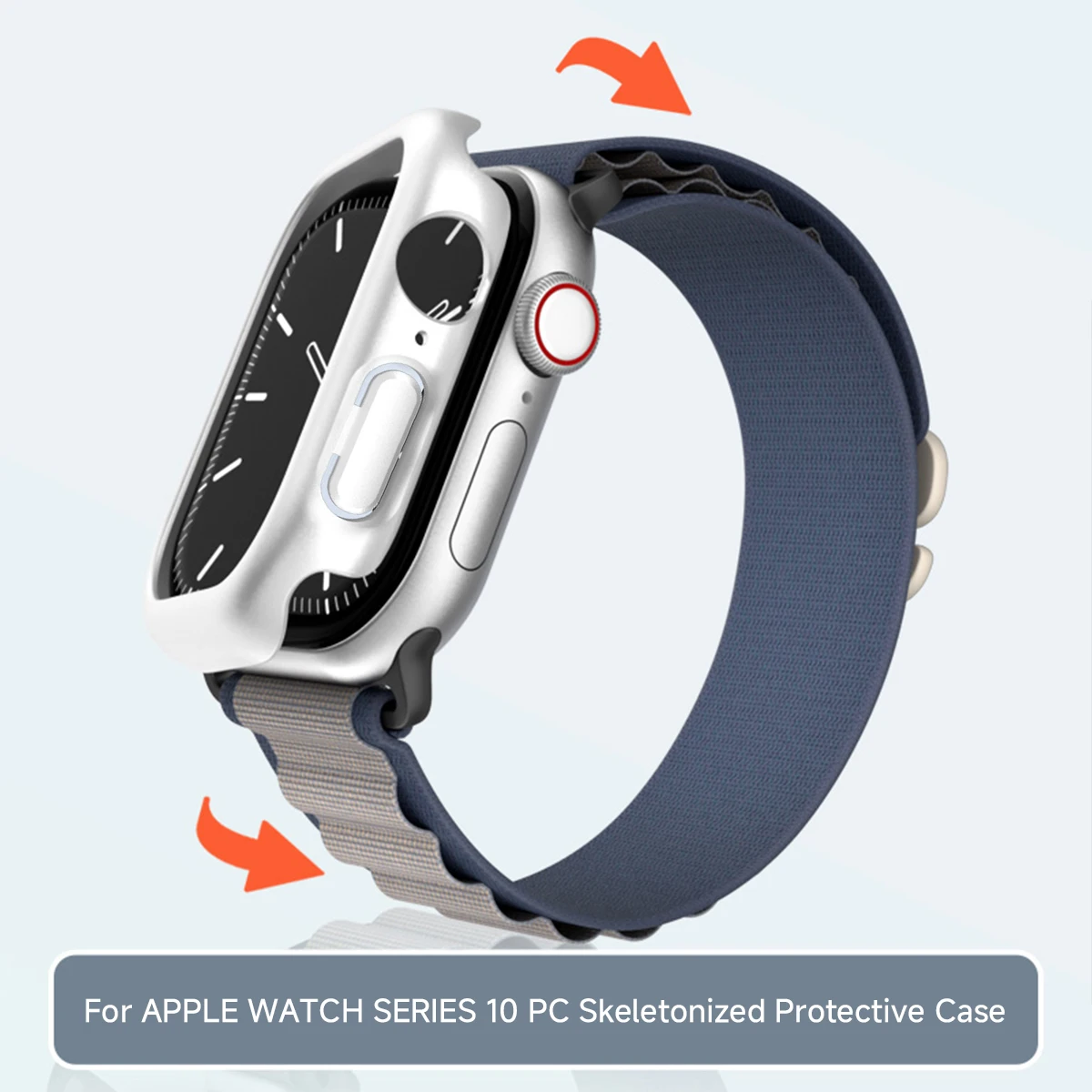 Matte Hard Protective Bumper with Screen Protector for Apple Watch Series 10