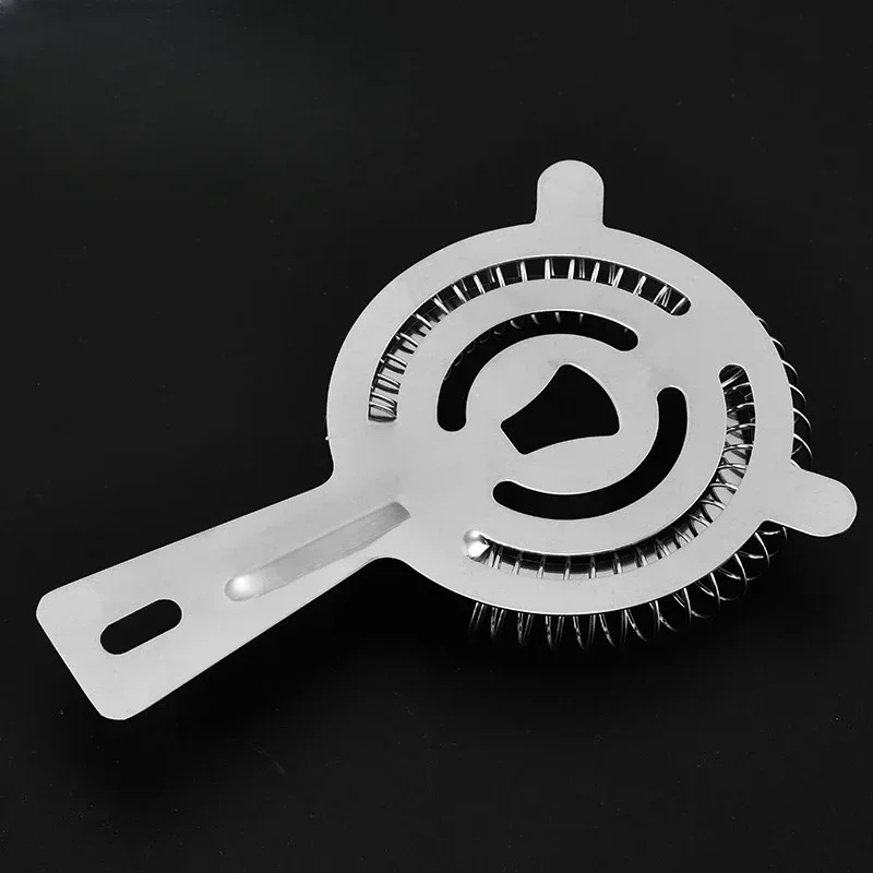 Bar Cocktail Strainer Stainless Steel Ice Filter Sprung Strainer Deluxe Mixed Drink Colander Filter Bar Accessories Cocktail Shaker Strainer