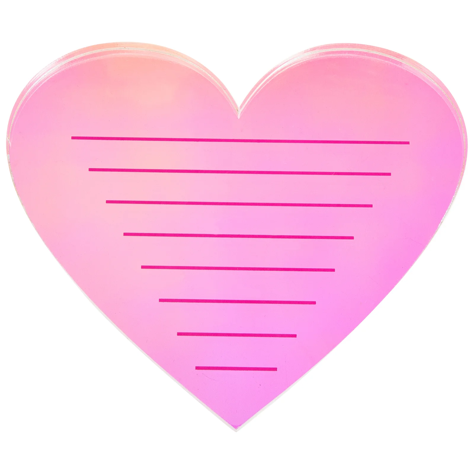 

Heart-Shaped Eyelash Plate Holder Tray Trays for Extensions Acrylic Board Curler