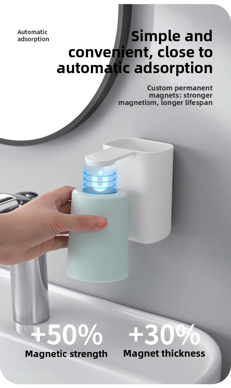 Bicchiere per collutorio magnetico con supporto a parete bagno_voghion.com