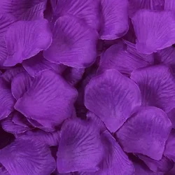 Top Colorful Artificial Rose Petals for Romantic Decor - Red, White, Gold (Deep Purple)