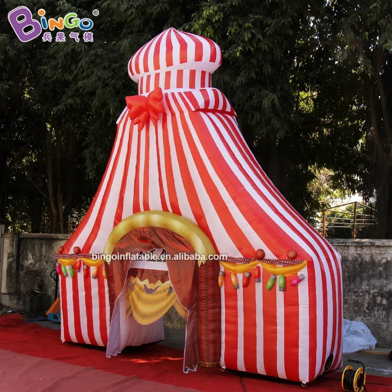 Inflatable Circus Tunnel Tent Stage Decoration Inflatable Backdrop For Advertising