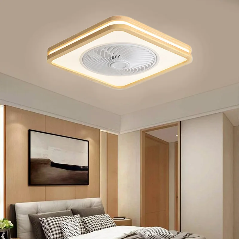 Japanese Style Ultra-thin Ceiling Light Solid Wood Master Bedroom Light Modern Minimalist Room Living Room LED Lighting Fixtures