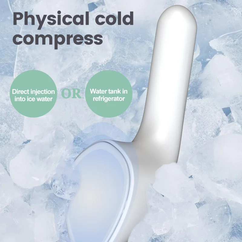 New Handheld Plastic Face Massager Hot Cold Compress Facial Hammer Skin Care Tool for Wrinkle Lifting and Beauty Products