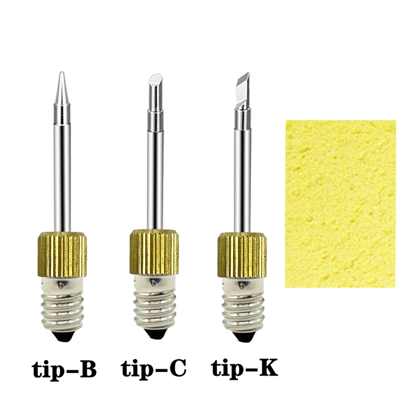 Soldering Iron Tips Kit Set Wireless Battery E10 Interface USB Soldering Iron Heads 1pcs
