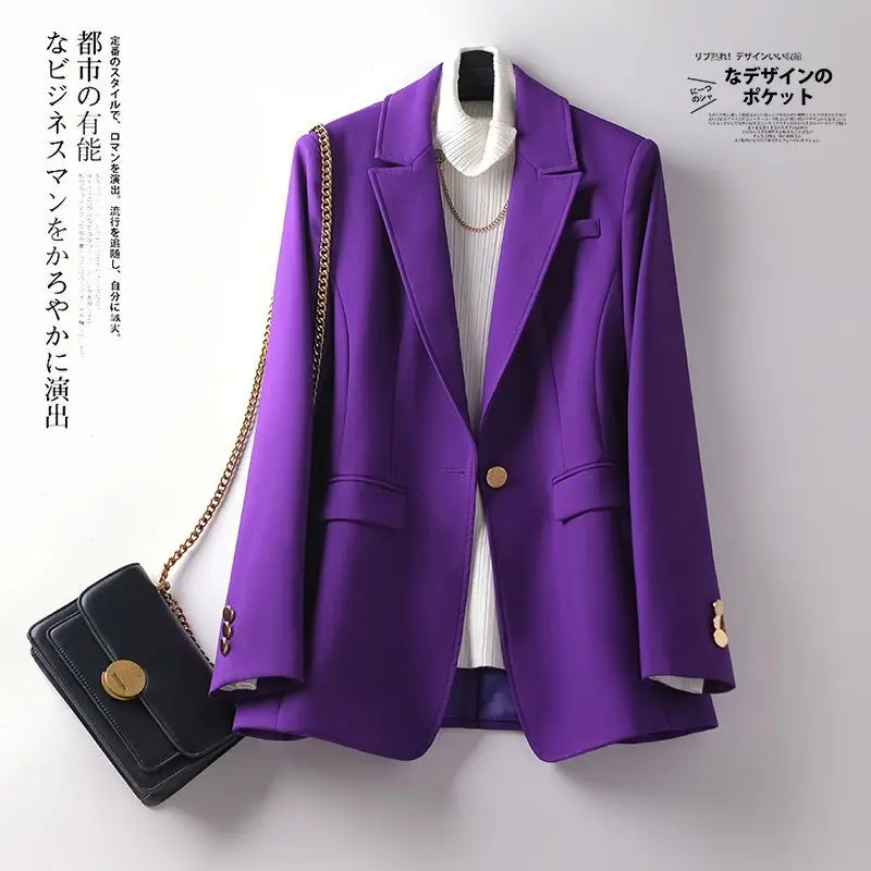 New Autumn and Winter Two Piece Suit Women's Fashionable Work Clothes Fashion Temperament Suit Professional Formal Suit Blazers