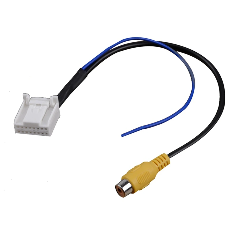 

16 Pin Car Reverse Rearview Parking Backup Camera Video Extension Navigation DVD Adapter Cable Plug for Toyota Camry