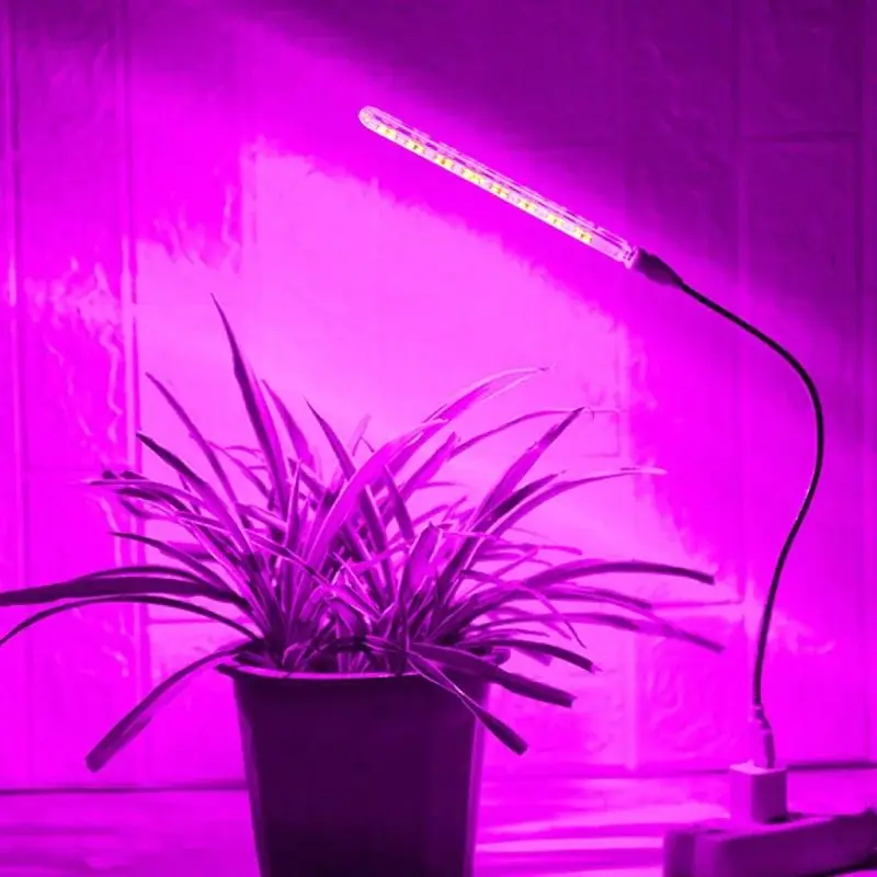 USB LED Grow Light Bar Full Spectrum Adjustable Plant Lamp For Indoor Hydroponic Seedlings Flower Shelf Desk Grow Tent Lighting led grow light